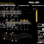 فایل آتوکد ترمینال هواپیمایی Quetzaltenango
